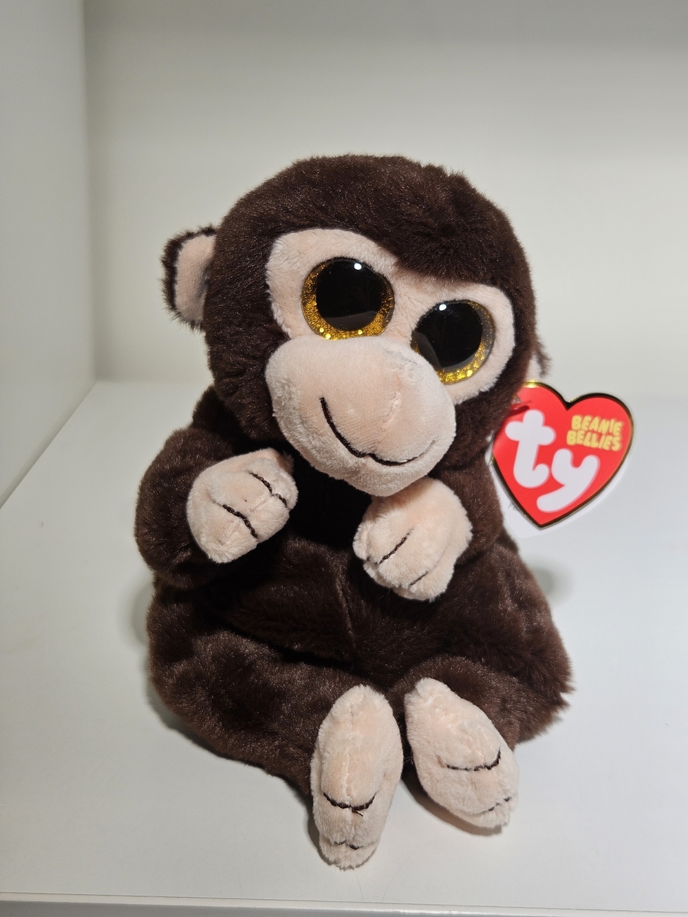 Ty Beanie Baby Bellies Matteo The Monkey Plush Toy